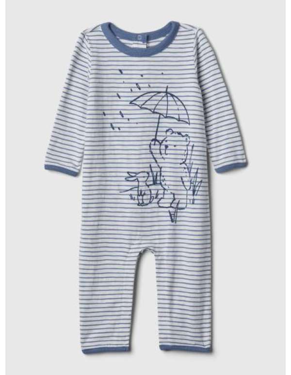 Baba csíkos kezeslábas