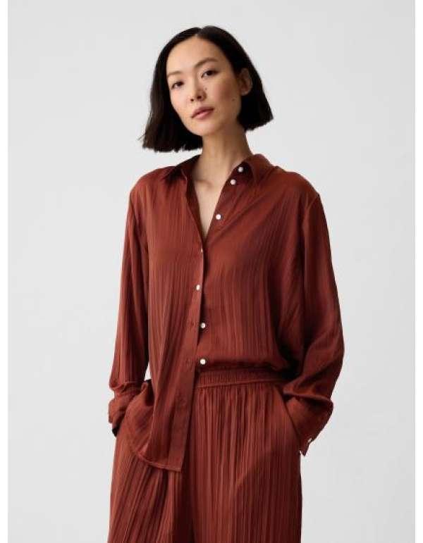 Boyfriend szatén ing