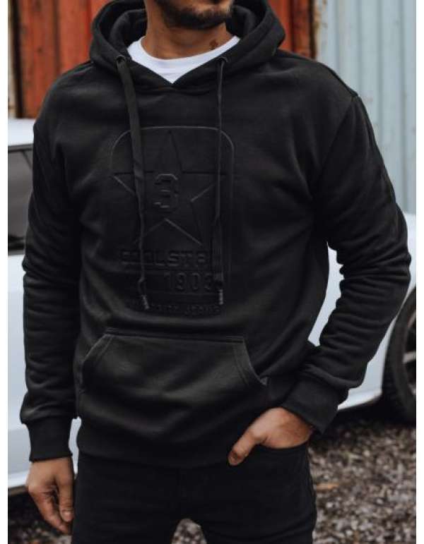 Férfi pulóver, fekete