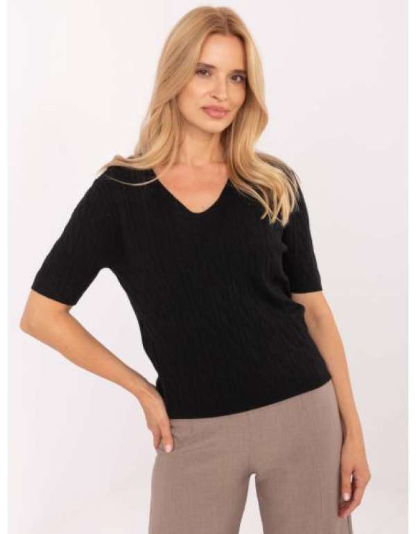 Arany színű, rövid ujjú oversized női pulóver