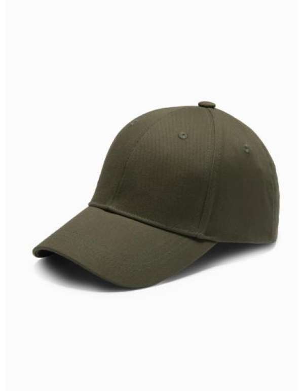 Egyszínű férfi baseball sapka – khaki V5 OM-ACCS-0105