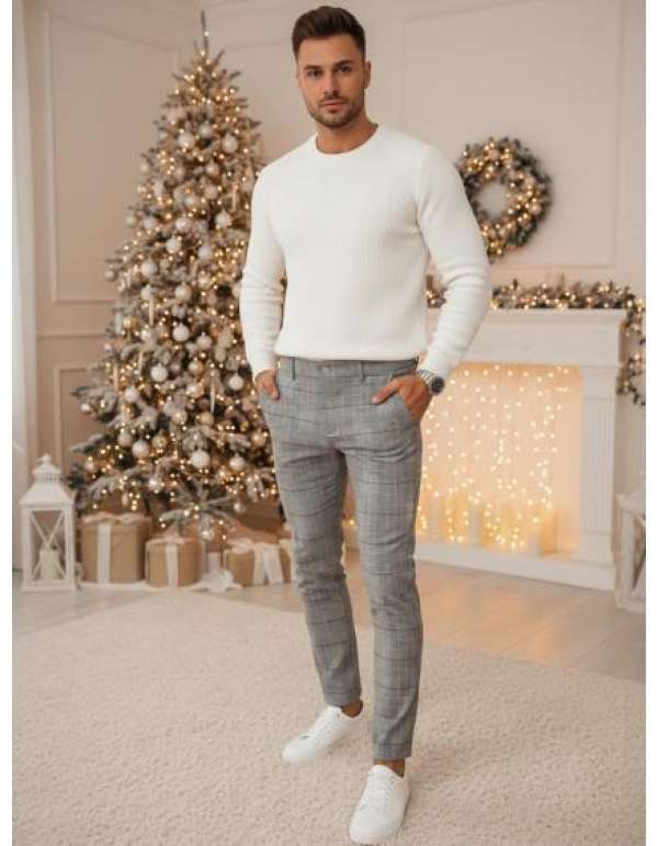 Férfi világosszürke nadrág