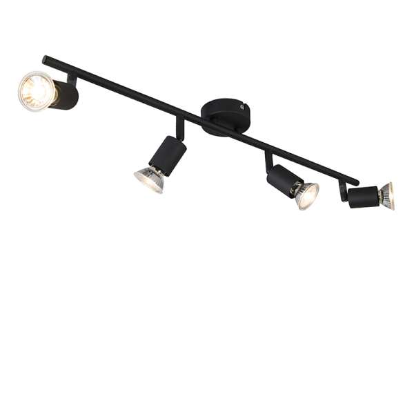 Okos spotlámpa fekete dönthető, WiFi-vel, GU10 - Jeany