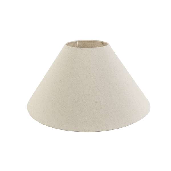Szövet lámpaernyő bézs kerek szögletes 50/17,5/25