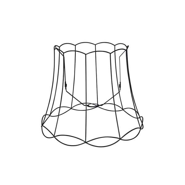 Fém lámpabúra fekete 50/40 - Granny Frame