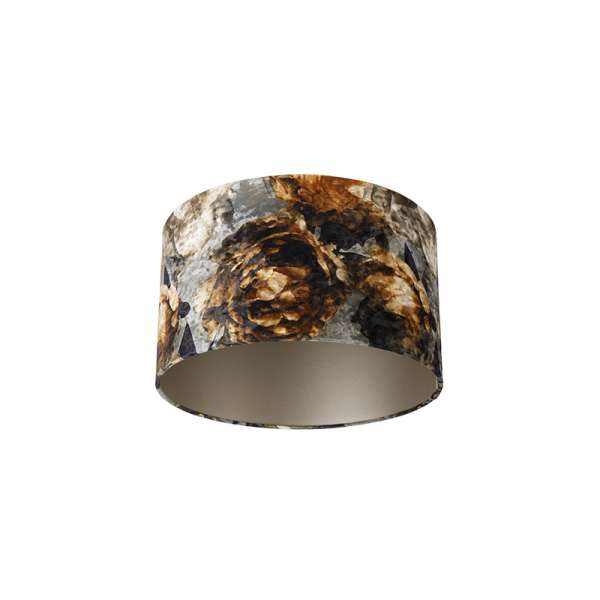 Bársony lámpabúra virágmintával 35/35/20