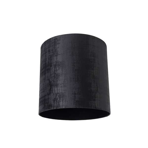 Bársony lámpabúra fekete 40/40/40