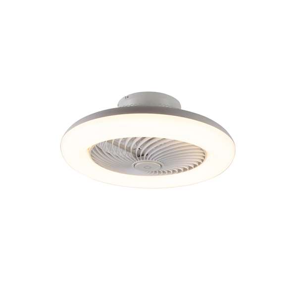 Mennyezeti ventilátor fehér 55,5 cm LED-del, fényerőszabályzóval és távirányítóval - Clima