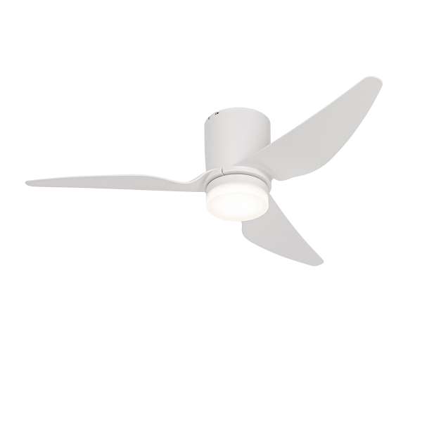 Mennyezeti ventilátor fehér 123 cm LED-del, fényerőszabályzóval és távirányítóval - Patty