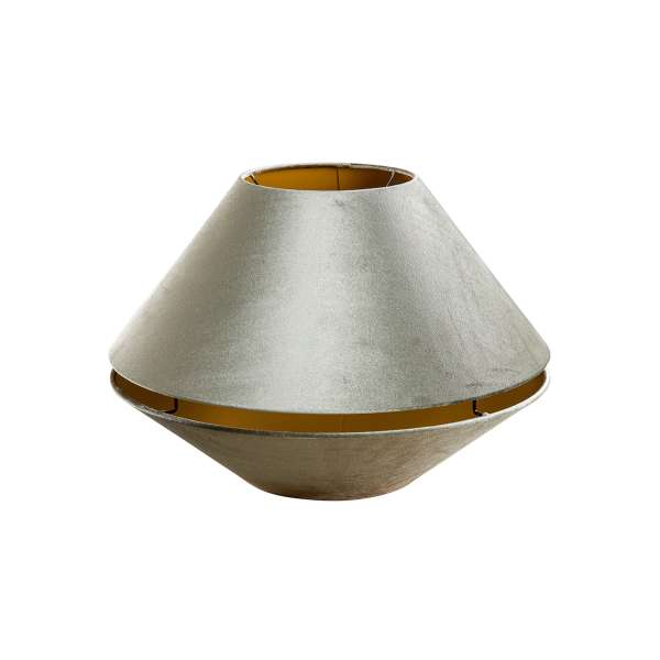 Dupla bársony lámpabúra zöld színben, arany belsővel