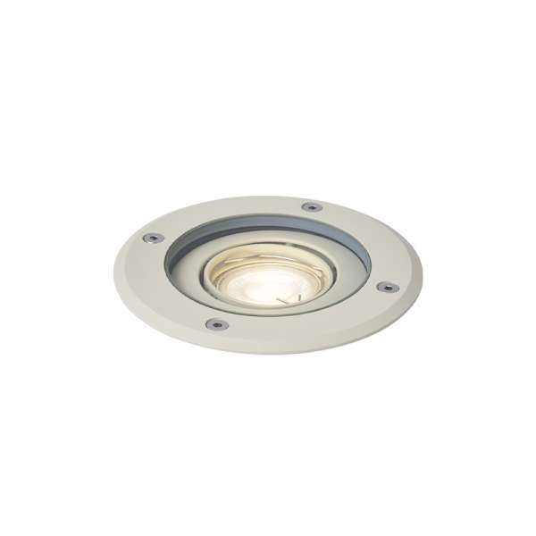 Modern bézs színű földbe süllyeszthető spotlámpa GU10 50mm állítható IP65 - Delux