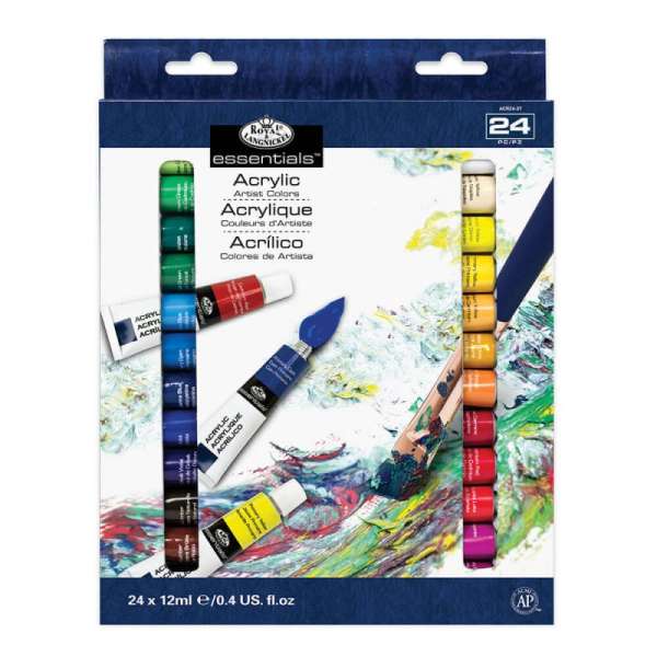 Akrilfestékek ARTIST Paint 24x12ml  (festőszett Royal & Langnickel )