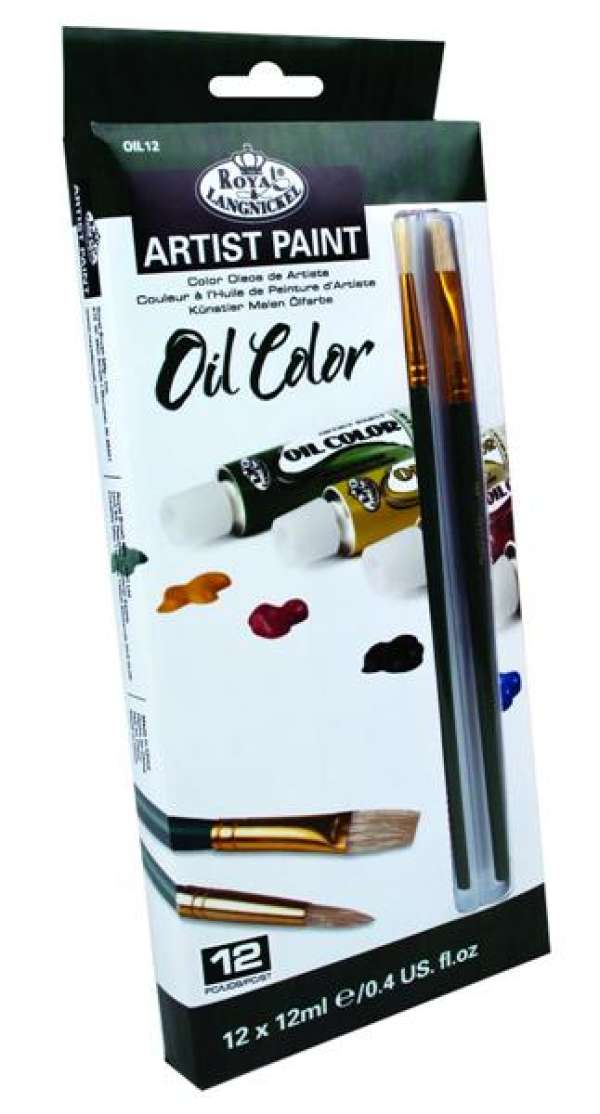 Olajfestékek ARTIST Paint 12x12ml (festőszett Royal & Langnickel)