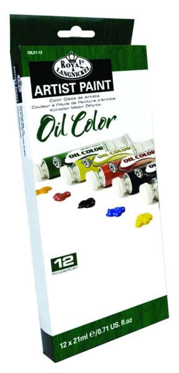 Olajfestékek ARTIST Paint 12x21ml (festőszett Royal & Langnickel)
