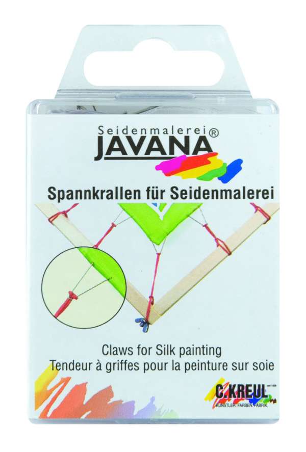 Selyem feszítő kampók - 24 db (JAVANA - C. Kreul)