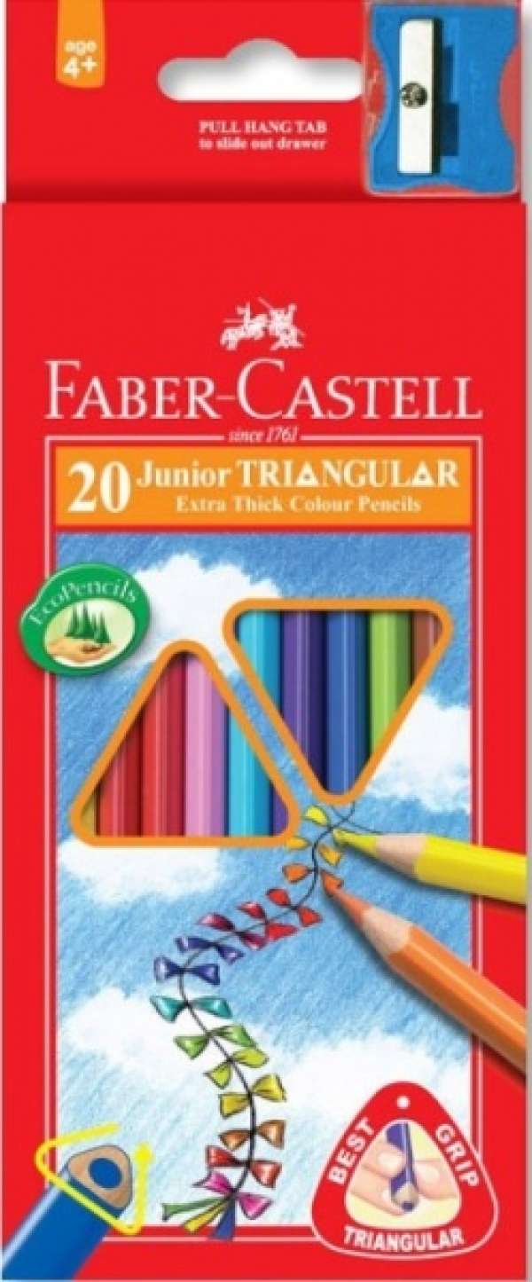 Junior grip színesceruza készlet 20 színű (Junior Grip színesceruzák)