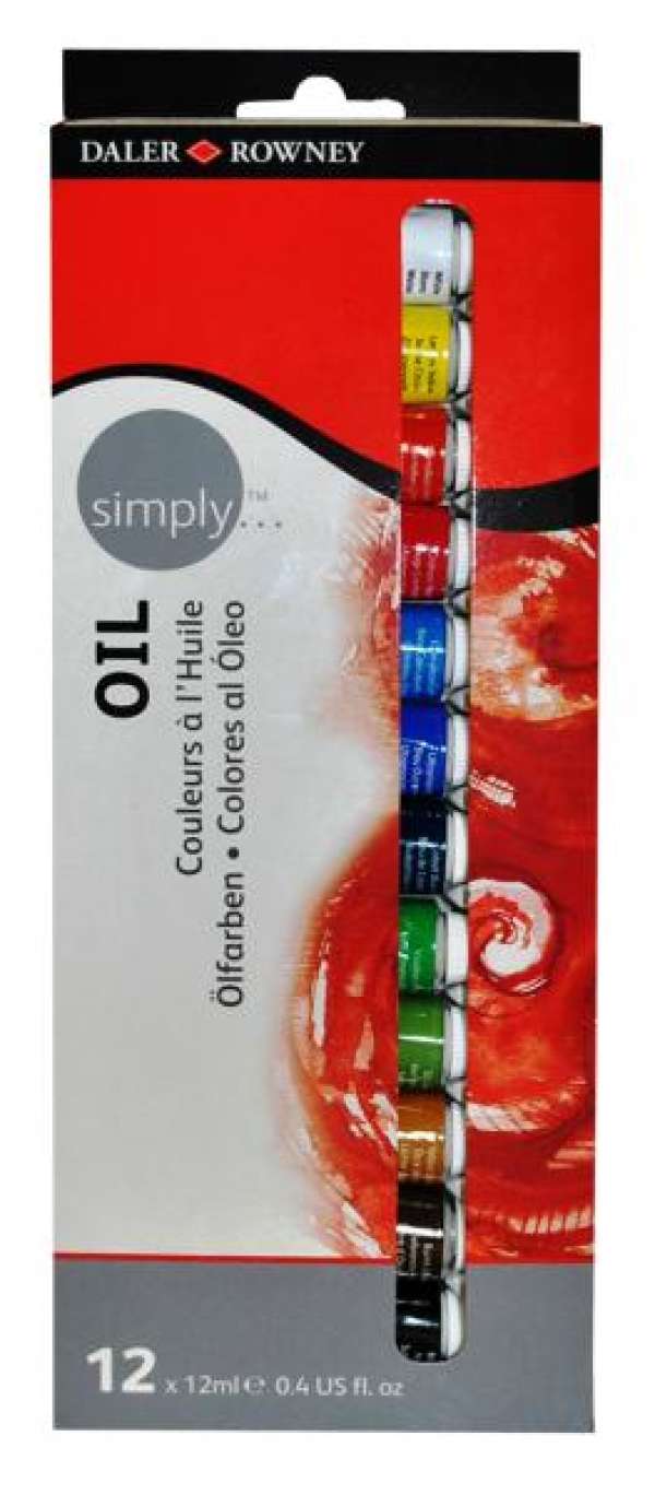 Daler- Rowney - SIMPLY olajfesték készlet 12 x 12ml (Daler – Rowney)