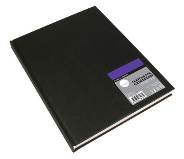 Simply HB vázlattömb A6 / 110 lapos (vázlattömb keménykötésű)
