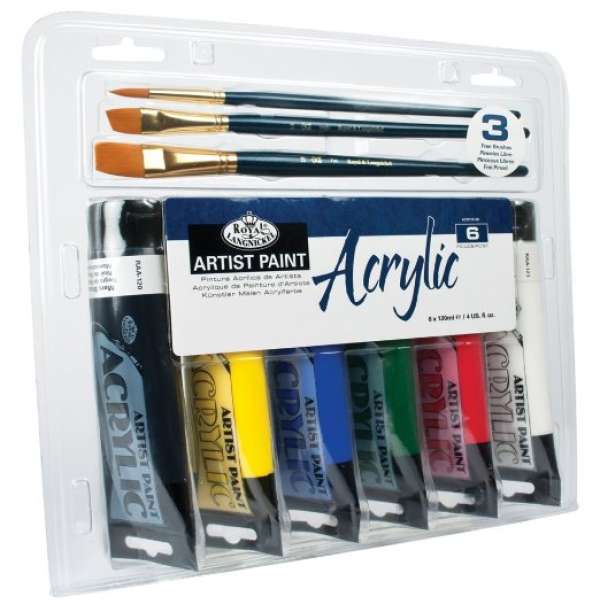 Akril készlet Artist Paint Royal & Langnickel - 9 részes