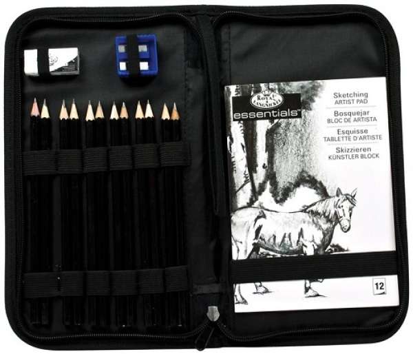 Royal & Langnickel grafit vázlat készítő készlet tolltartóban / 1 részes készlet ()