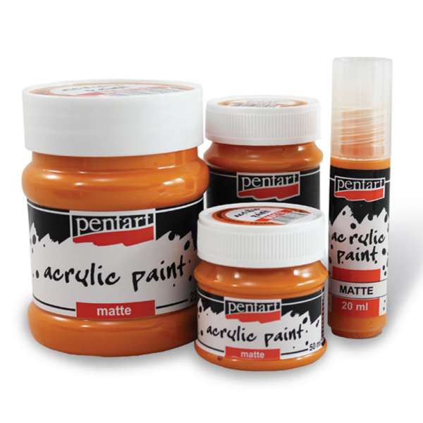 Akrilfesték matt - 230 ml | különböző színek (akrilfestékek PENTART)