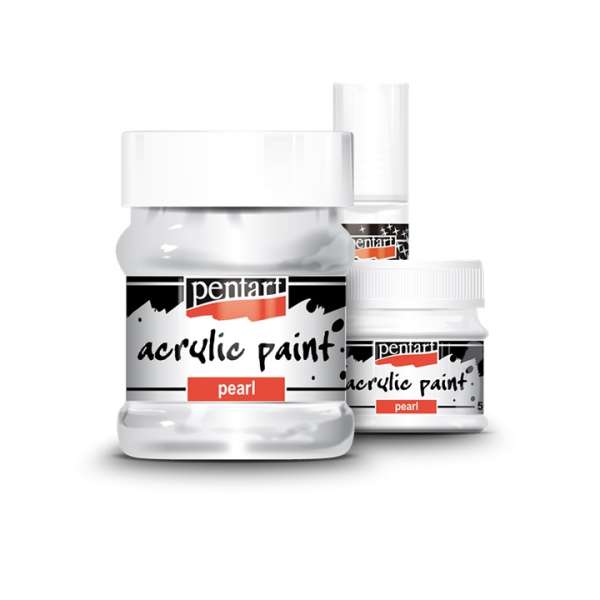 Akrilfesték - gyöngyház 20ml | különböző színek (akrilfesték PENTART)