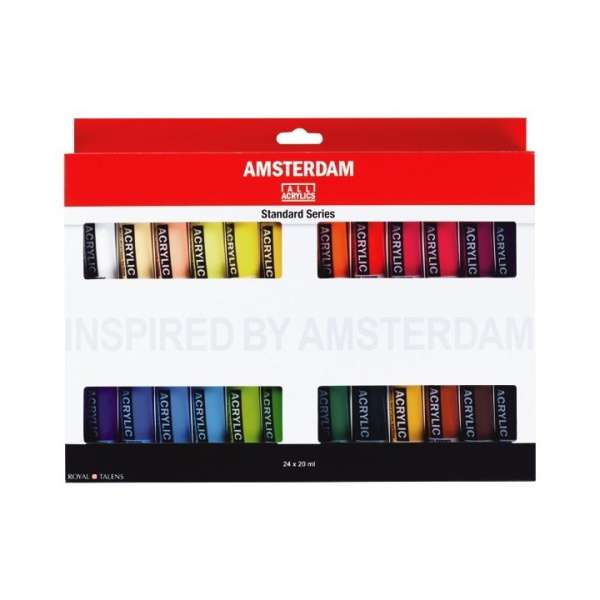 Akrilfesték szett AMSTERDAM STANDARD SERIES / 24x20ml (Akrilfesték szett)