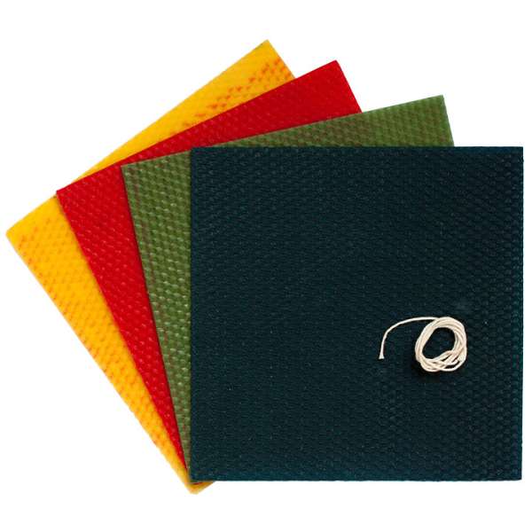 Méhviasz lapok / 4 db-os csomagolás | különböző színek (Méhviasz - lapok)