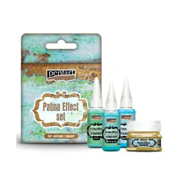 Patina effekt reagens szett / 4 részes (patina effekt komponensek)
