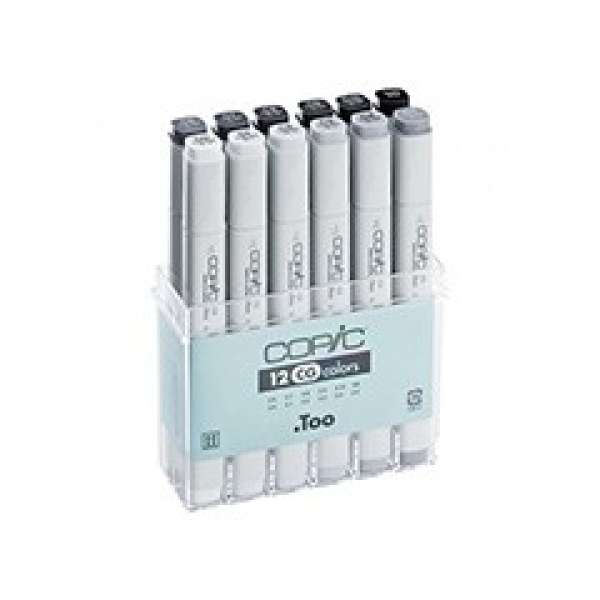 Markerek COPIC Classic Gray Colours / készlet 12 db (Markerek COPIC)
