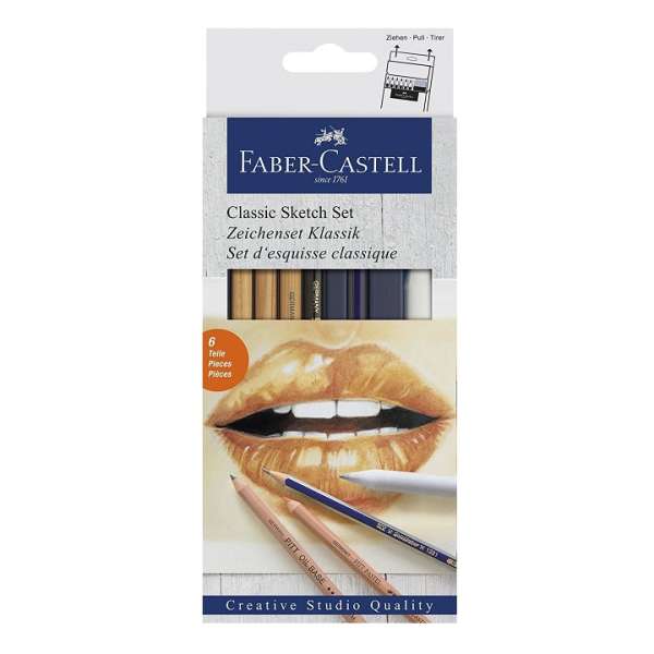 Készlet vázlatkészítésre Faber-Castell / 6 részes (Készlet)