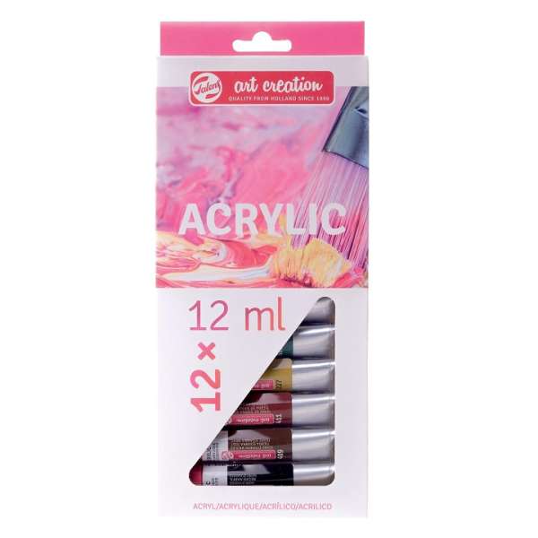 Akrilfestékek art creation / szett 12 x 12 ml (Akrilfesték szett Talens)