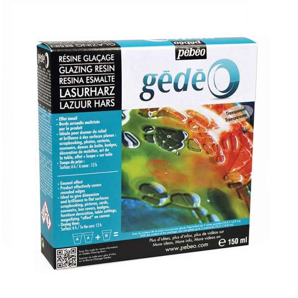 Glazúrozó gyanta Pebeo Gedeo transzparens | különböző térfogatok