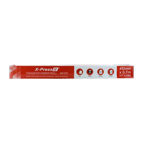 Transzfer papír X-Press It tekercsben 3.7 m | különböző színek