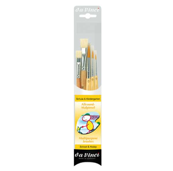 Ecsetkészlet da Vinci JUNIOR 4211 iskolai és hobbi használatra - 5 részes ()