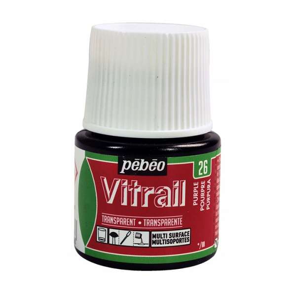 Üvegfesték Pebeo Vitrail 45 ml | különböző színek (üvegfestészet)