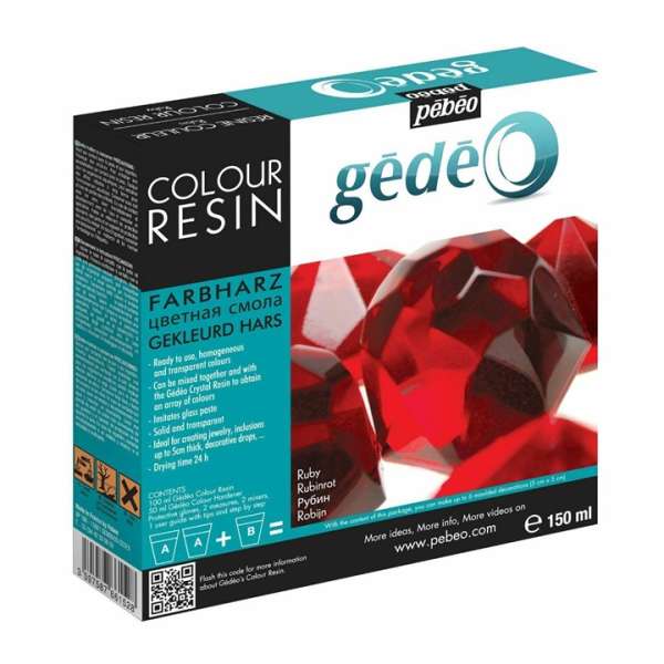 Színes kristályos gyanta Pebeo Gedeo 150 ml | különböző színek