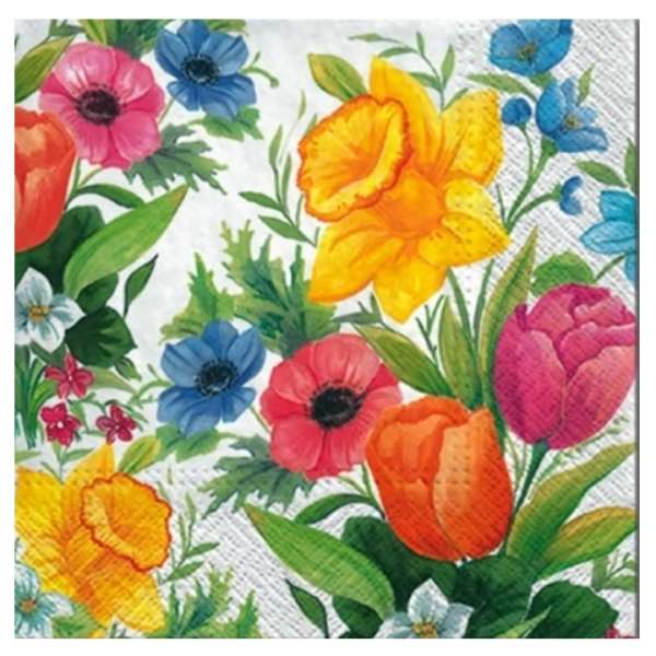 Decoupage szalvéták Spring Meadow - 1 db (Decoupage szalvéták)