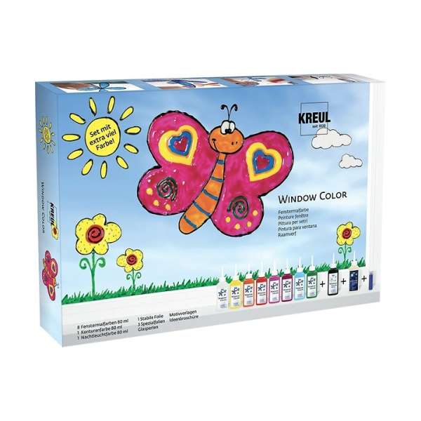 Ablakfesték készlet KREUL Colors (üvegfestékek)