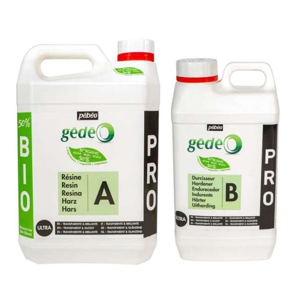 Bio színtelen kristálygyanta Pebeo - 3l (gyanta ékszerekhez és dekor)
