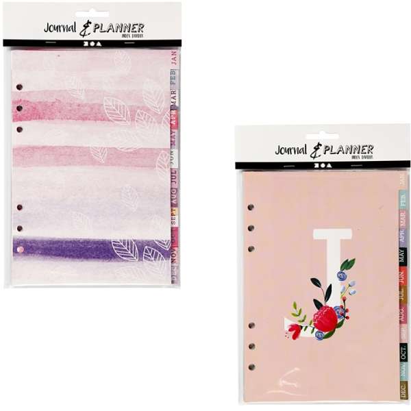 Színes elválasztók a tervező számára - hónapok | különböző típusok