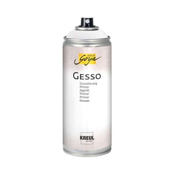 Alapozó festék sprayben fehér - KREUL / 400 ml (Solo Goya Gesso Primer)