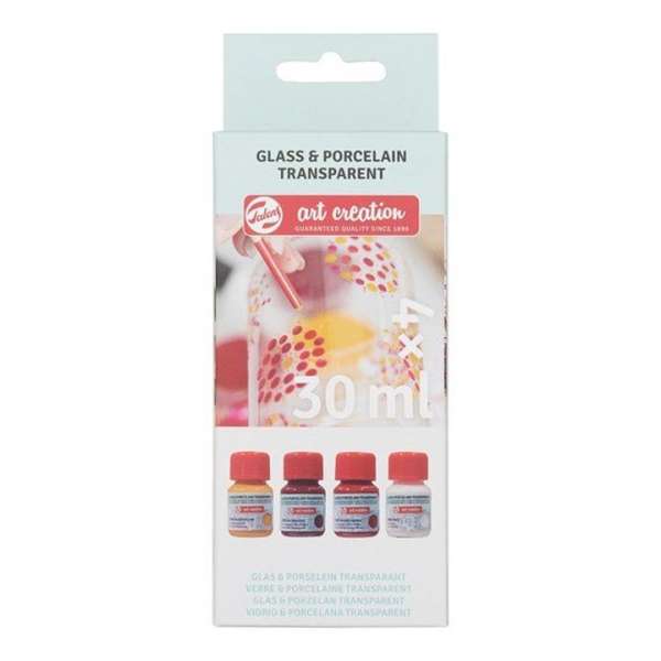 Üveg- és porcelánfestékek Talens Art Creation / készlet 4 x 30 ml