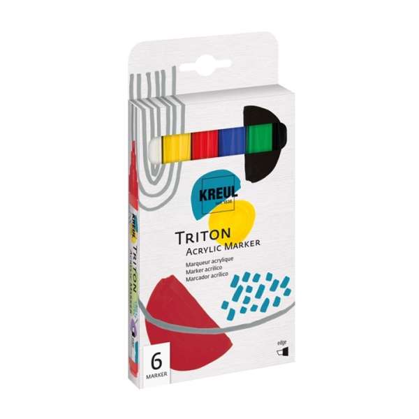 Akril filctollak Solo Goya TRITON KREUL / készlet 6 db (akril filctoll)