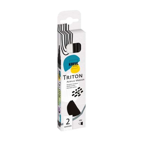 Akril filctollak Solo Goya TRITON black / white - szett 2 db (akril)