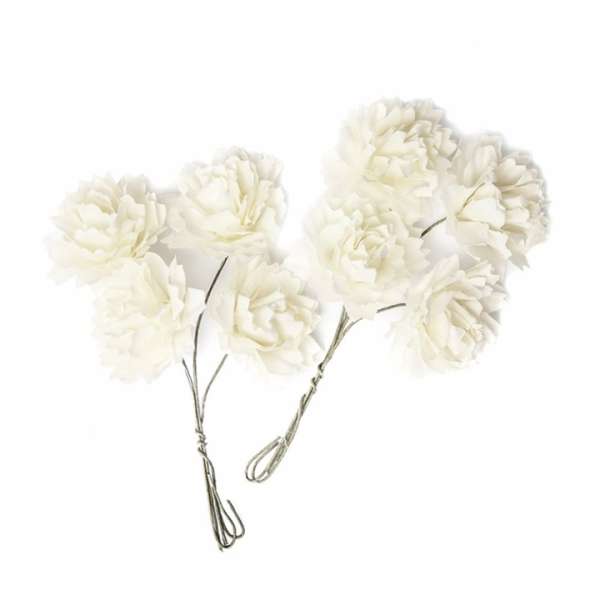 3D pasztell papírvirágok / 8 darabos készlet (Papírvirágok dekorálásra)