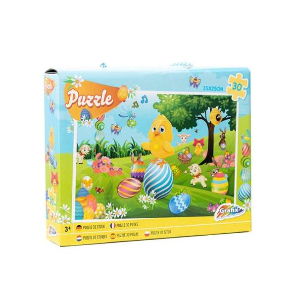 Gyermek húsvéti puzzle - Csibe (puzzle gyerekeknek)