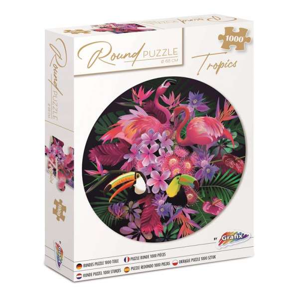 Kerek puzzle Tropics 68 cm - 1000 db (puzzle)