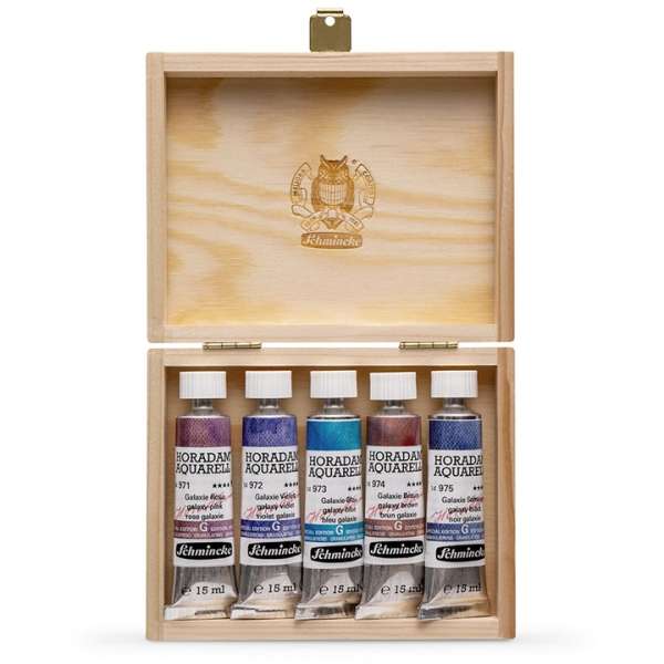 Akvarell festékkészlet tubusban Schmincke Super Granulation 5x15ml  | Set galaxy ()