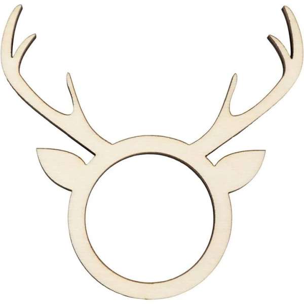 Fa szalvétagyűrű  | 4 db (karácsonyi fa dekorációk)